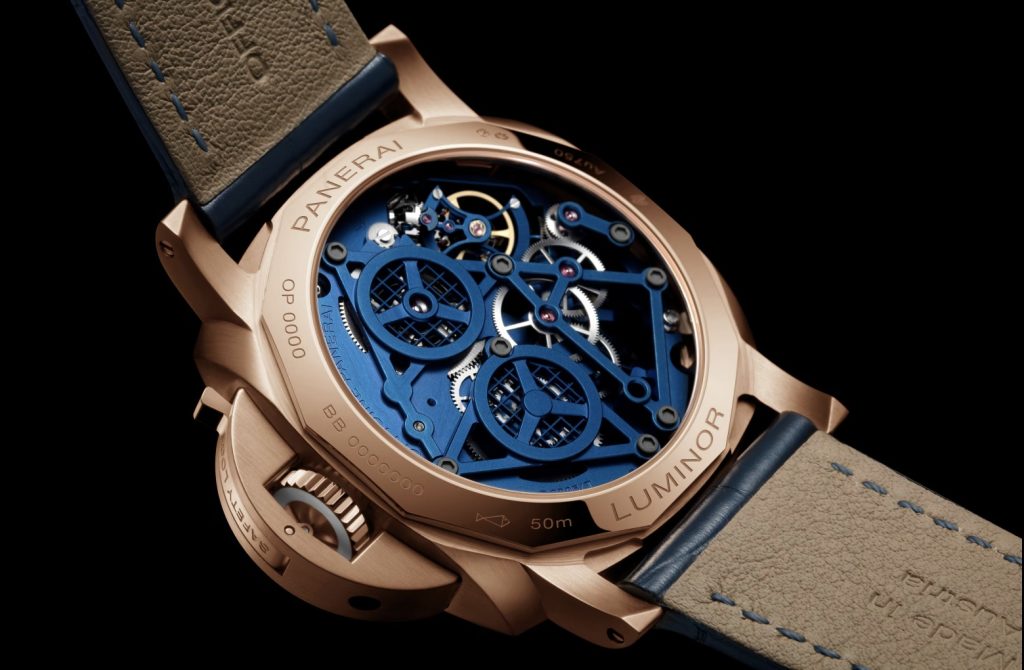 パネライ公式「ルミノールトゥールビヨンGMT」